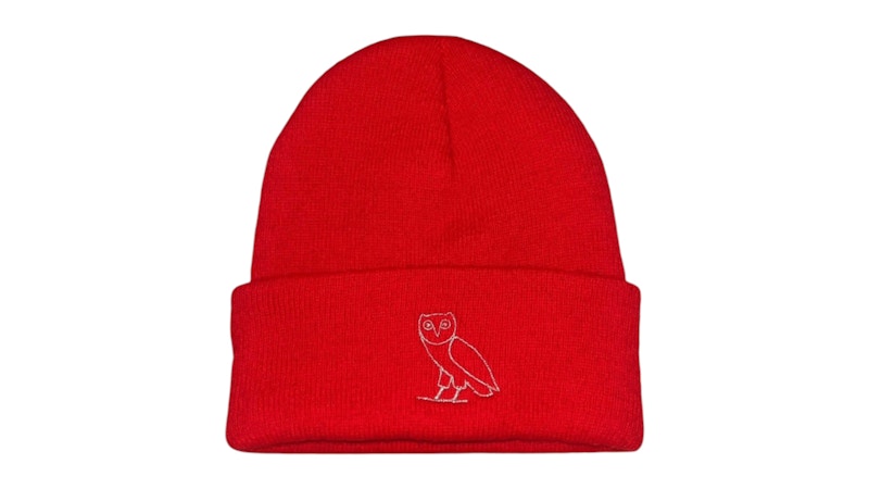 OVO Owl Beanie Rood