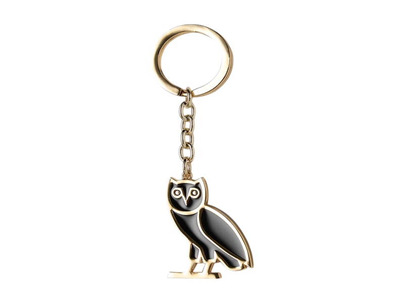OVO Owl Logo Keychain Zwart