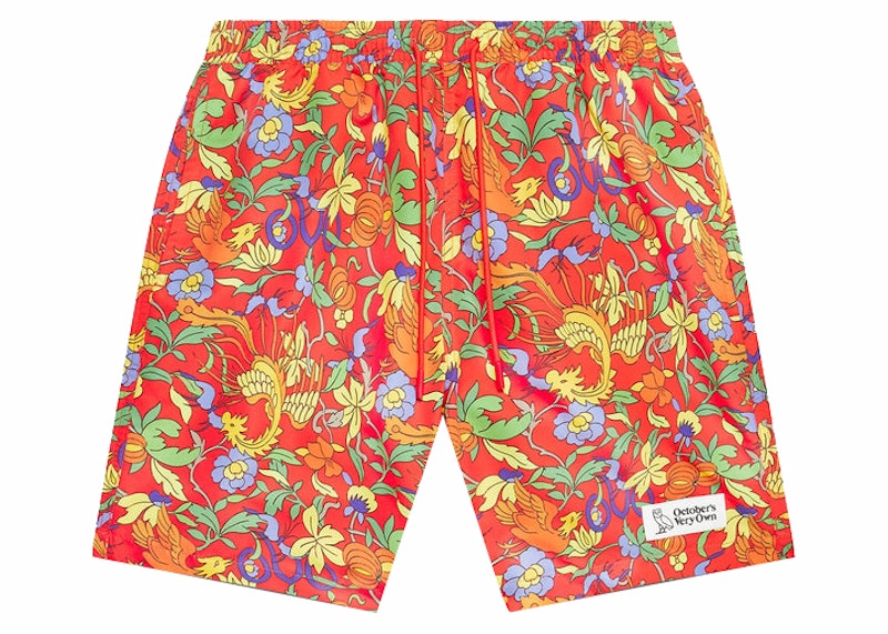 OVO Paradise Nylon Short Rood