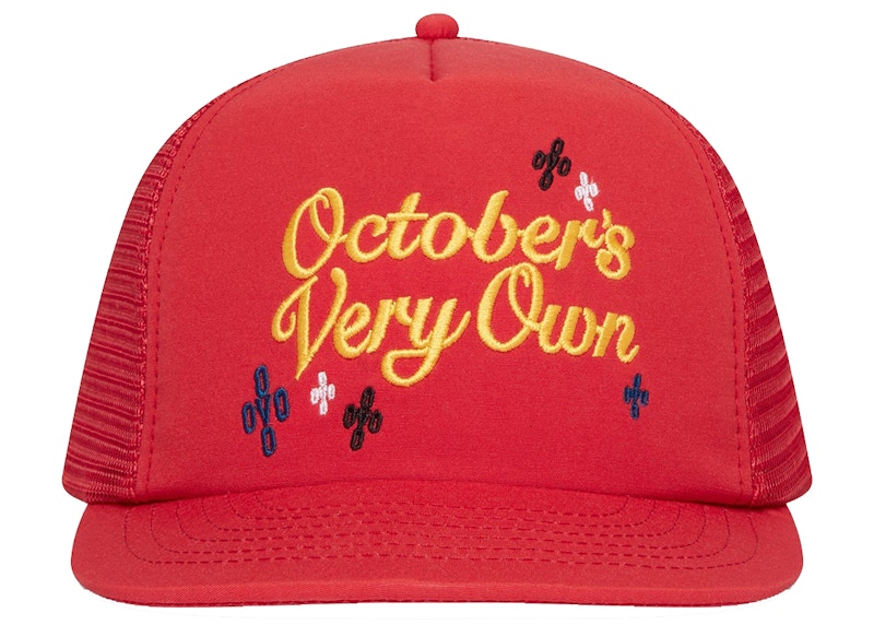 OVO Pom Pom Trucker Hat Rood