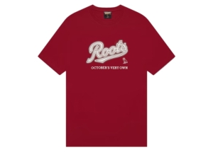 OVO Roots Heritage Script T-Shirt Rood