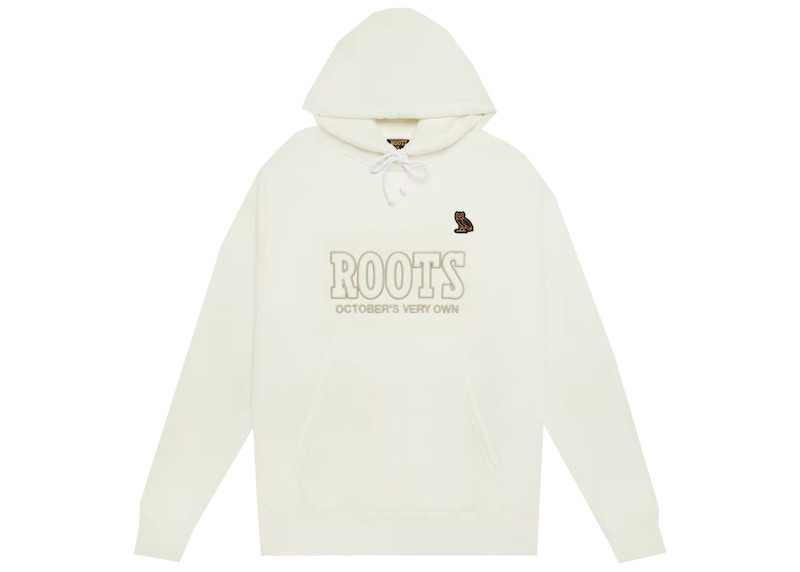 OVO Roots Owl Patch Hoodie Creme