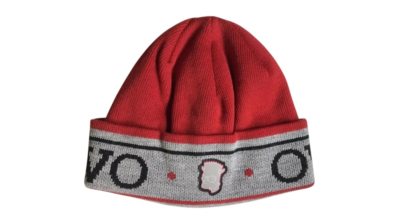 OVO Simpsons Bart Beanie Rood