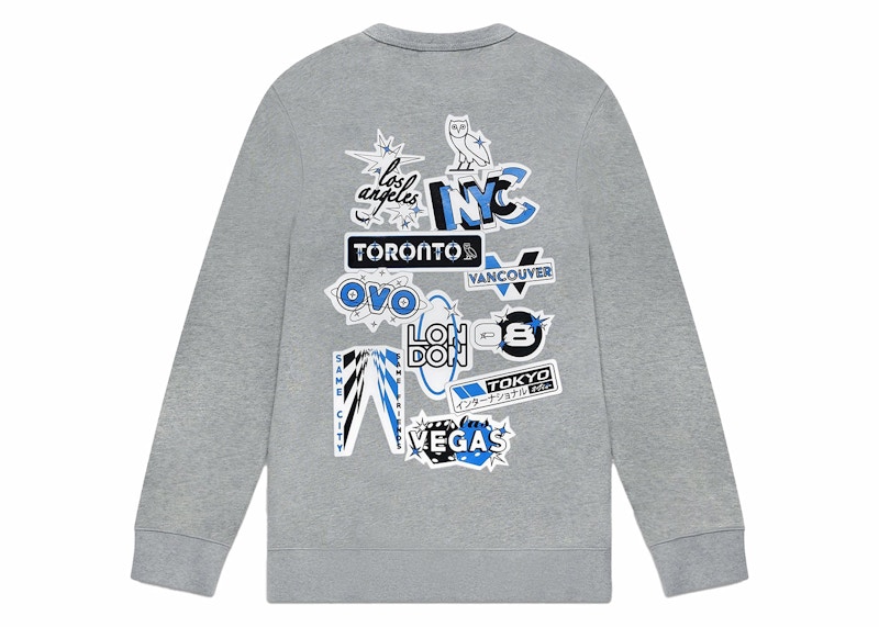 OVO Speedway Crewneck Grijs