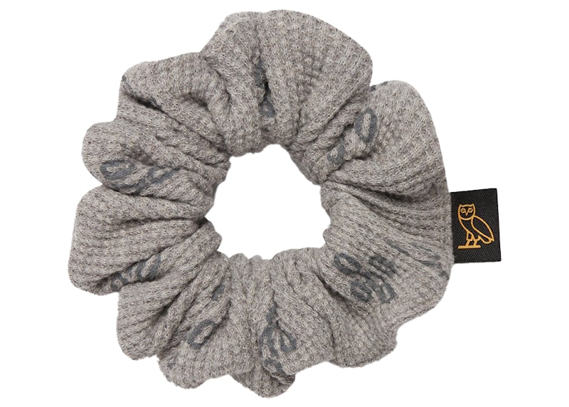 OVO Womens Waffle Scrunchie Heather Grijs