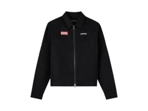 OVO x Marvel Ghost Rider Moto Jacket Rigid Zwart