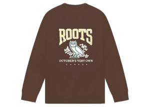 OVO x Roots Crewneck Bruin