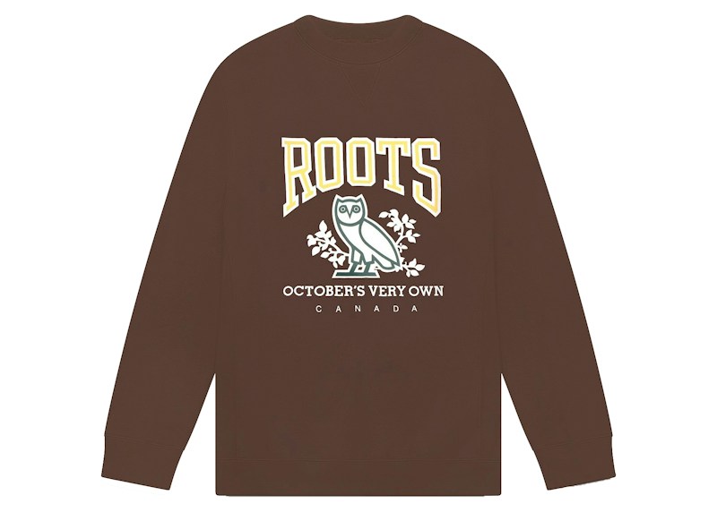 OVO x Roots Crewneck Bruin