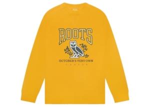 OVO x Roots Crewneck Geel