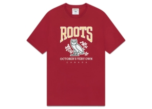 OVO x Roots T-shirt Rood