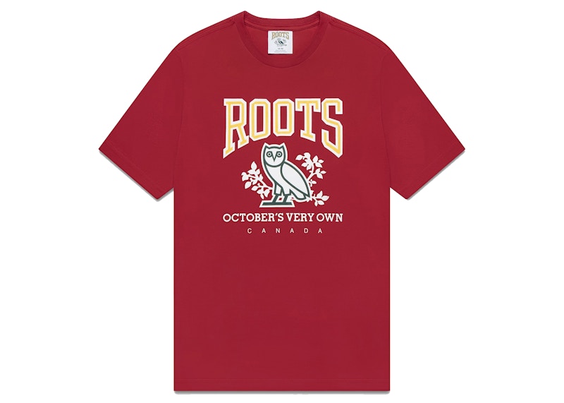 OVO x Roots T-shirt Rood