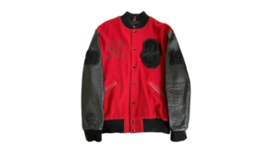 OVO x Roots Toronto Raptors Player Exclusive Varsity Jacket Rood