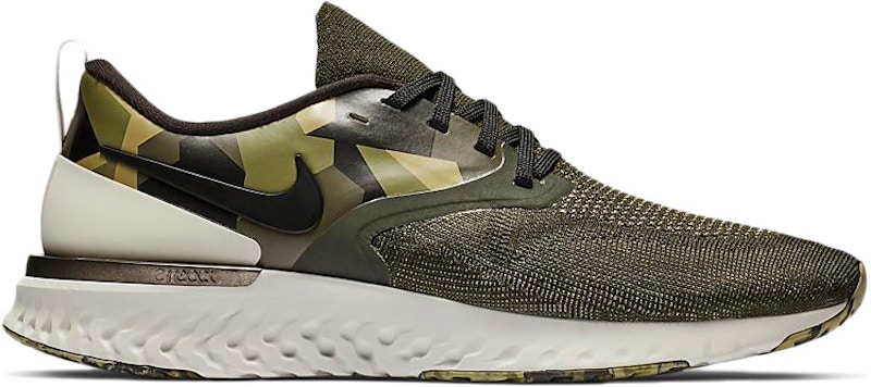 Nike Odyssey React Flyknit 2 Sequoia Zwart