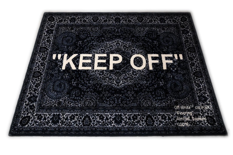 Virgil Abloh x IKEA “KEEP OFF” Rug 133×195 CM