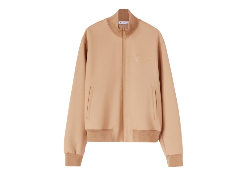 OFF- Quote Wool Slim Tracktop Camel