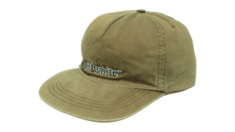OFF- Slanted Logo Cap Groen