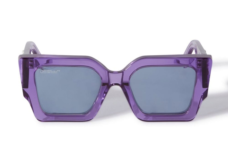 OFF- Sunglasses Catalina Rectangular Frame Transparent Blauw