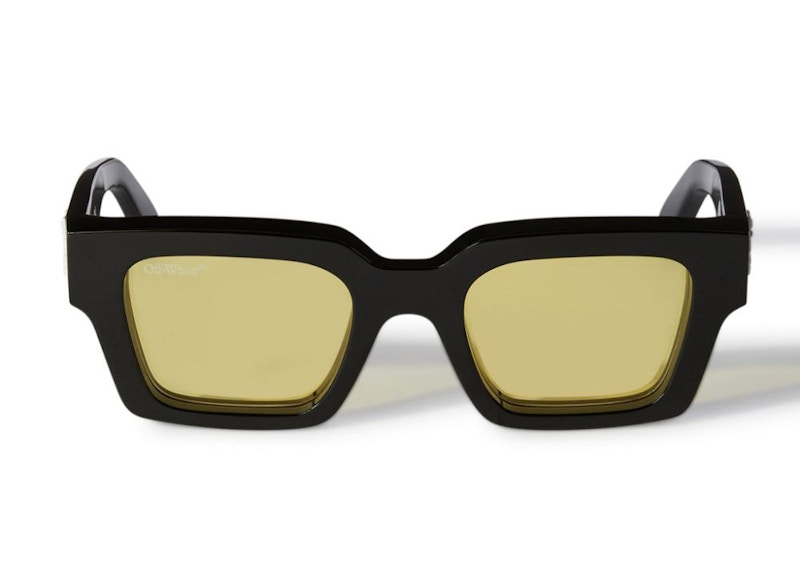 OFF- Sunglasses Virgil Rectangular Frame Zwart