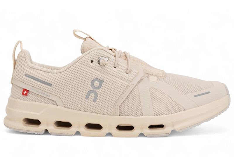 On Running Cloud Sky Sand Zilver