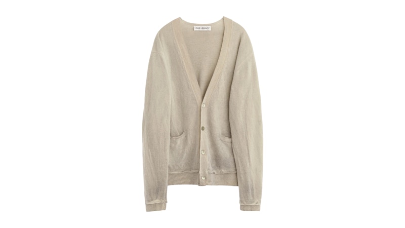 Our Legacy Parallel Cardigan Moss Spray Dye Cherub Wool