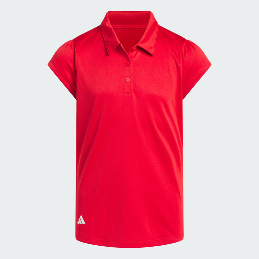 PERFORMANCE POLOSHIRT MEISJES Rood