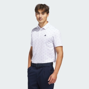 PERFORMANCE PRINTED POLOSHIRT Wit