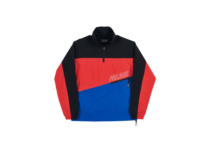 Palace 3-Track Shell Top /Hibiscus Zwart