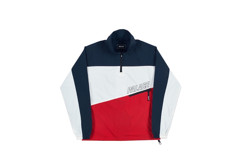 Palace 3-Track Shell Top Marineblauw