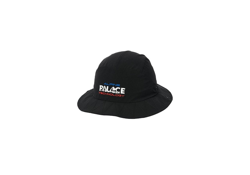 Palace Alpine Tech Bucket Hat Zwart