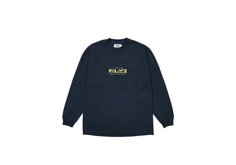 Palace Alpine Tech Longsleeve Blauw