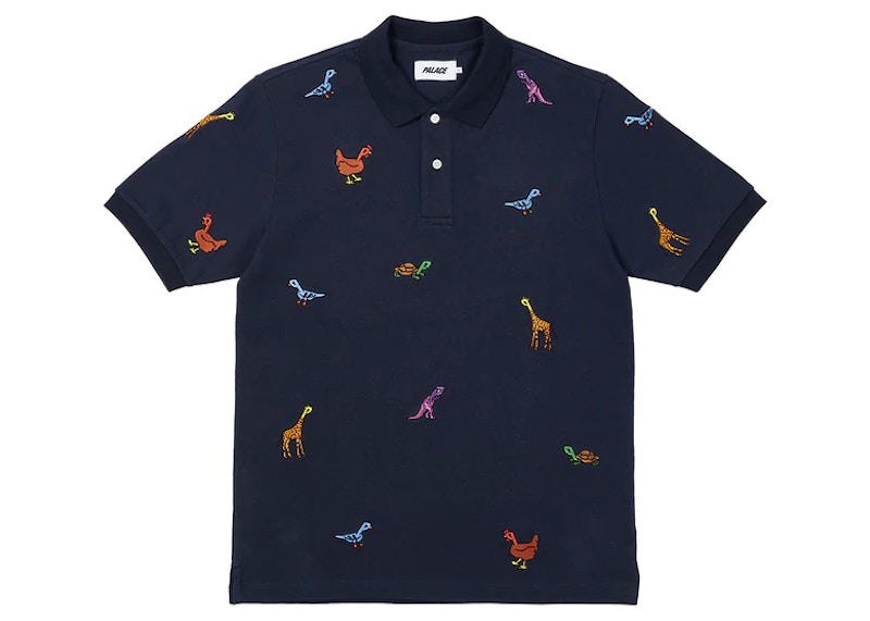 Palace Animals Polo Blauw