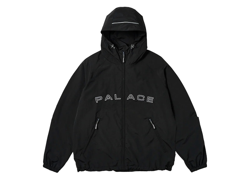 Palace Arc Shell Hooded Jacket Zwart