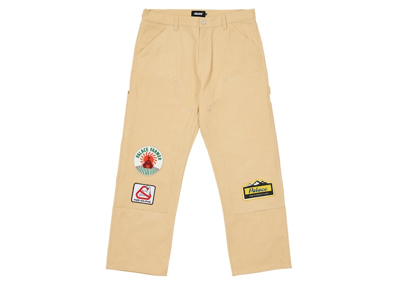 Palace Badge Work Trouser Sand Creme