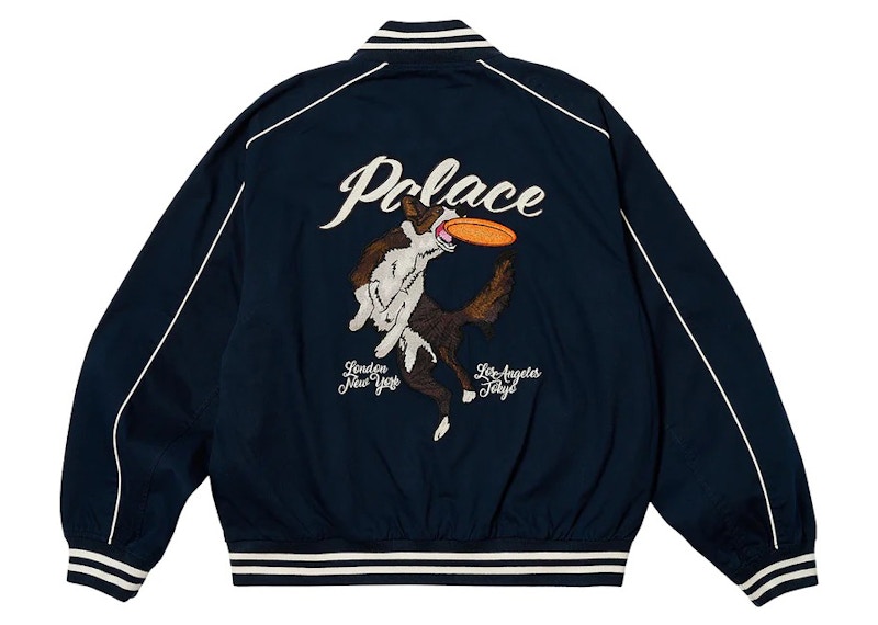 Palace Catch It Bomber Jacket Blauw