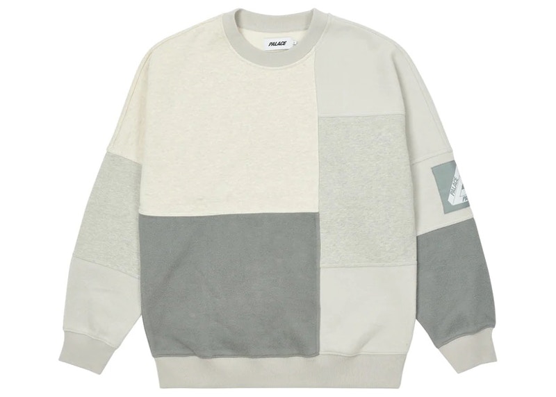 Palace Colour Block Crew Grijs