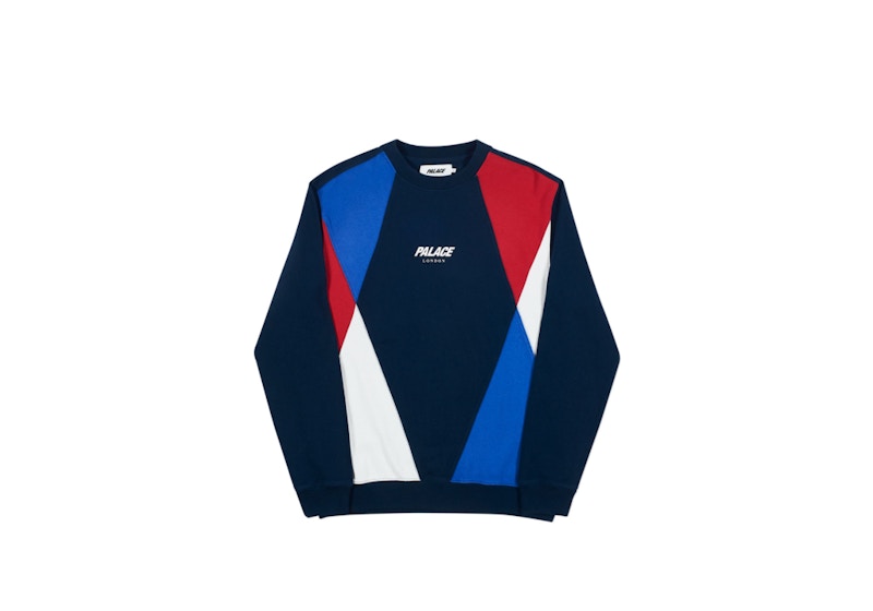 Palace Cross Crew Blauw