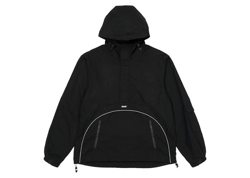 Palace Deflector 1/2 Zip Jacket Zwart