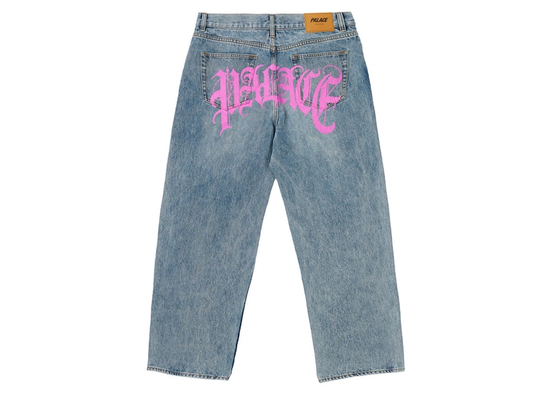 Palace El Script P90 Baggy Jean Wash Stone Washed