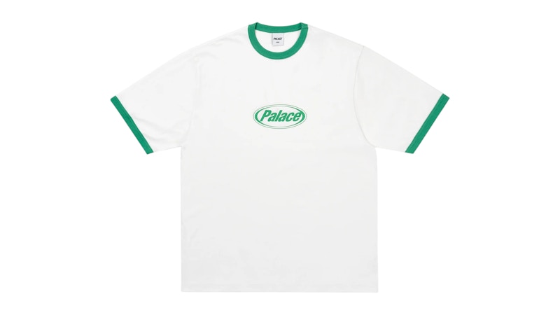 Palace Elipse Ringer T-Shirt Wit