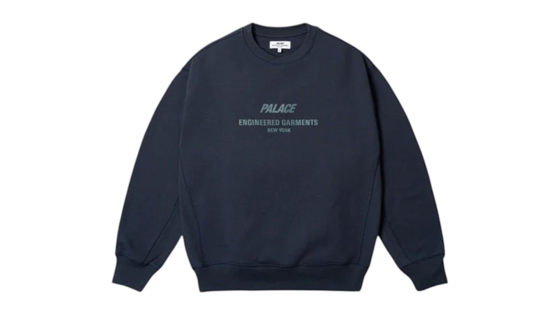 Palace Engineered Garments Crew Blauw