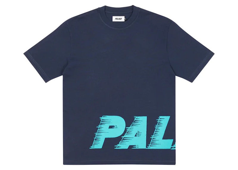 Palace Fast Wrap T-Shirt Blauw