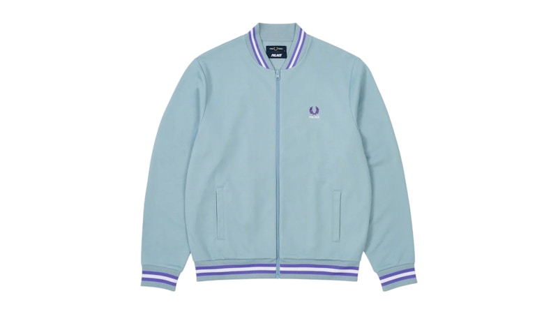 Palace Fred Perry Track Jacket Dusty Blauw