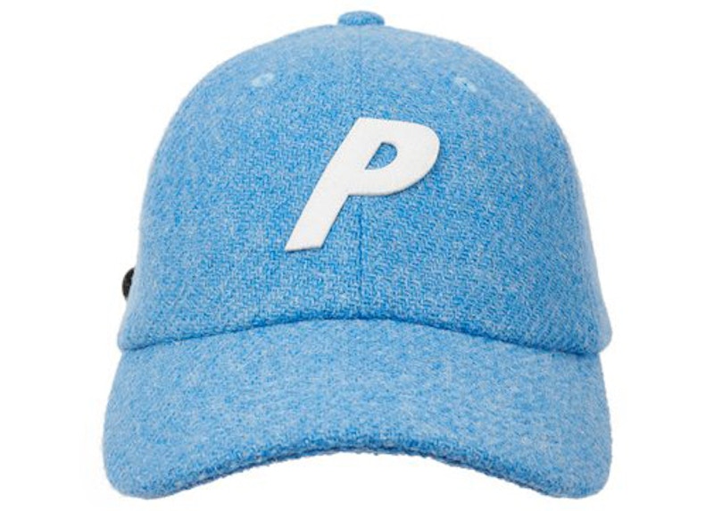 Palace Harris Tweed 6-Panel Light Blauw