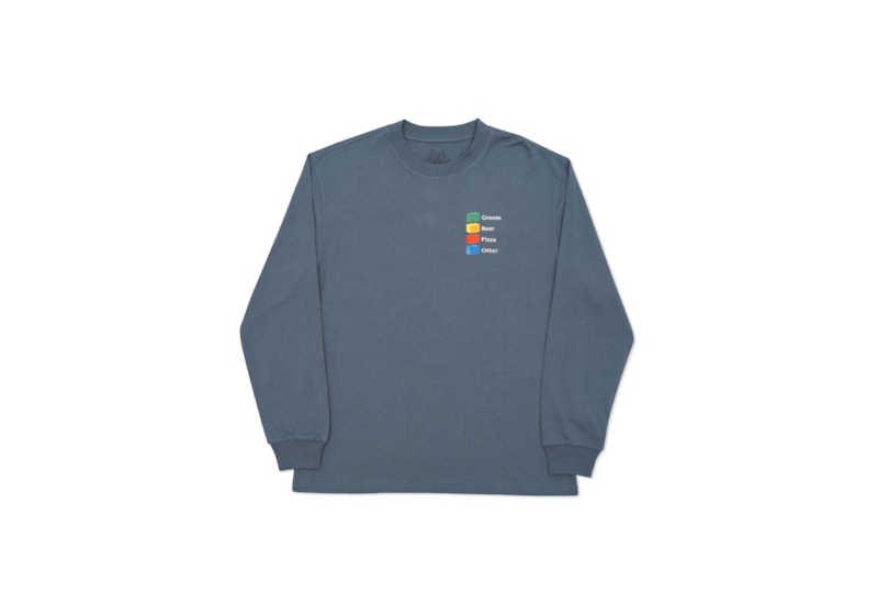 Palace Hi-Chart Longsleeve Grijs