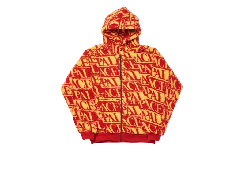 Palace J-Ard Fleece Jacket Rood