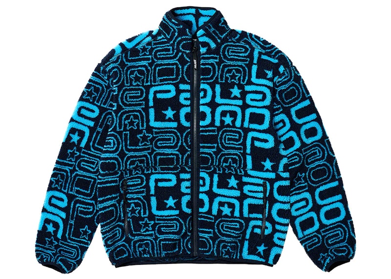 Palace Joyrex Fleece Jacket Blauw