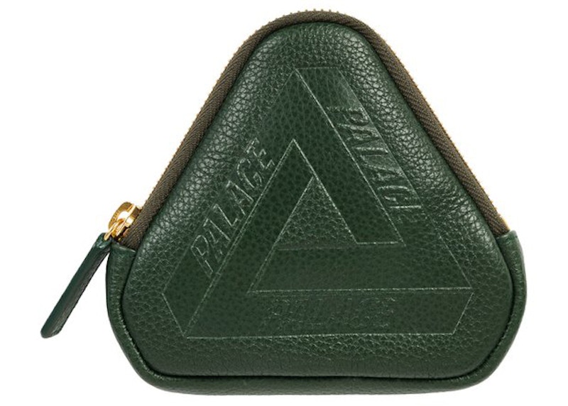 Palace Leather Coin Wallet Groen