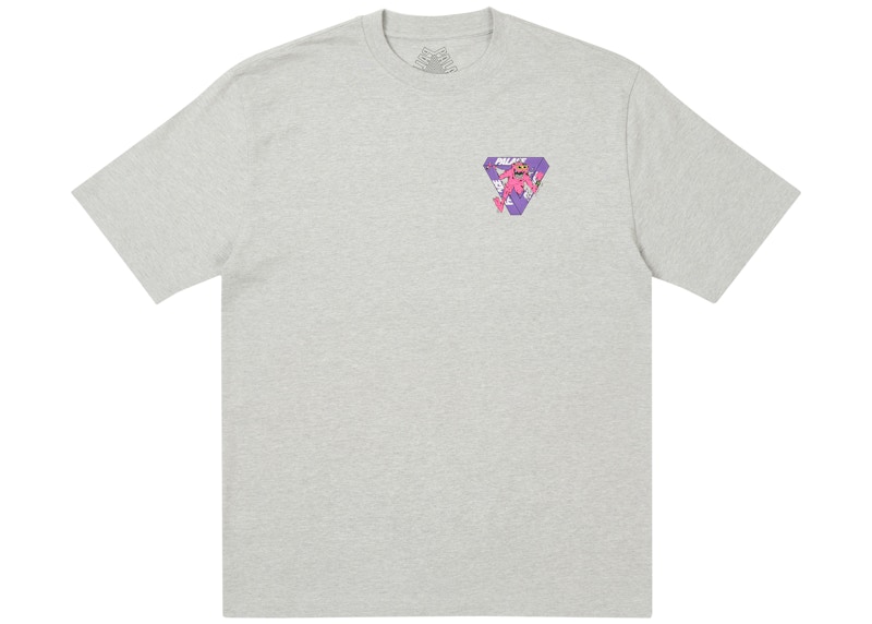 Palace -Zone Mutant Ripper T-shirt Marl Grijs