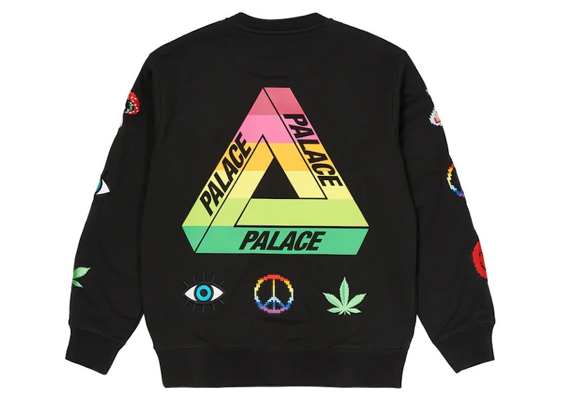 Palace Mixed Media Bitmap Crew Zwart