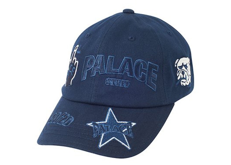 Palace Multi Pack 6-Panel Blauw